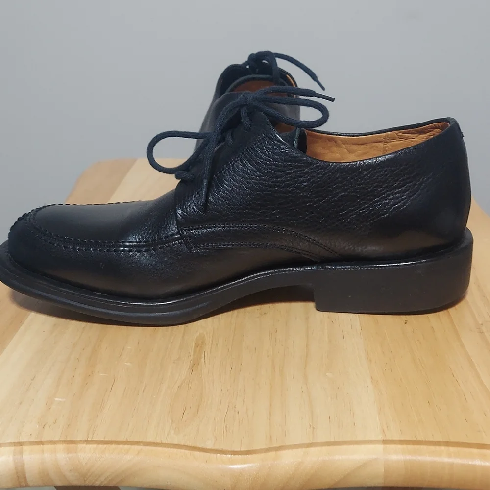 Sandro Moscolini Vineyard Black Leather Oxford Dress Shoes - Men’s Size 9.5 D
